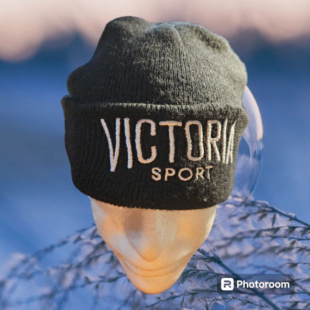 Victoria's Secret Sport Beanie Size OSFA -Black‎